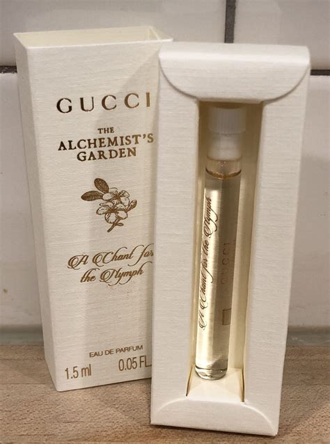 gucci a chant for the nymph|gucci alchemist garden samples.